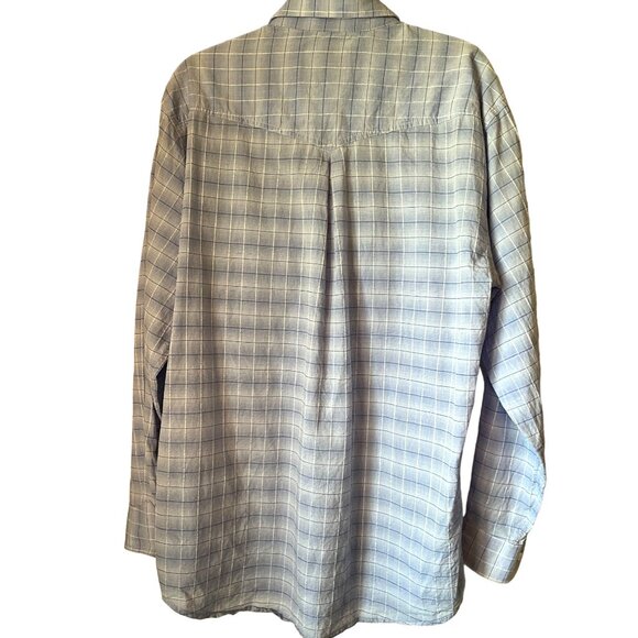 Resistol Light Blue Long Sleeve Button Up Shirt Medium - Picture 3 of 7